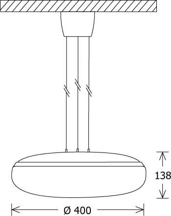 LED-Pendelleuchte TIBI-P 4001940DA sw