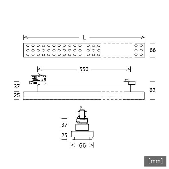 LED-Stromschienenleuchte LUZ-T12 101 #667026