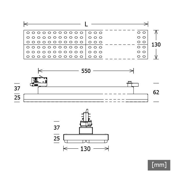 LED-Stromschienenleuchte LUZ-T22 103 #667127