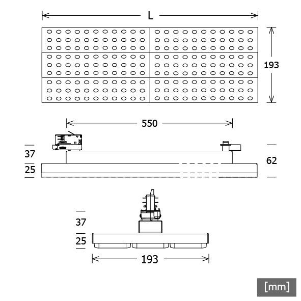 LED-Stromschienenleuchte LUZ-T32 105 #667176