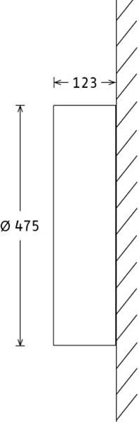 LED-Wandleuchte PLL23475301/DALI si