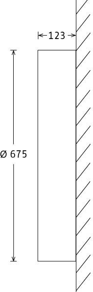 LED-Wandleuchte PLL23675401/DALI si