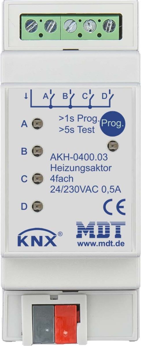 Heizungsaktor 4-fach 2TE AKH-0400.03