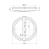 LED-Leuchte HF AL8-25-300-LED-3C-HF