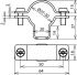 Leitungshalter LH ZS 27 B5.5X10 V2A