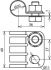 PA-Anschlusselement PAE 20 23 AB11 V2A