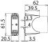 Sockel 1-polig 952750