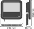 LED-Fluter m. Sensor FLPFM65W4000SYM100SL