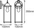 Wandleuchte E27 ENDURA#4058075206649