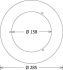 Deckenausgleichsring ZDAR 158.200-265 si