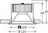 LED-Einbaudownlight CSALP 40.1027.25 si