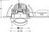 LED-Einbaudownlight CSALP 50.2040.15 si