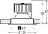 LED-Einbaustrahler CSALP 60.1027.15 si