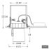 LED-Einbaustrahler JETT153.927.15DALIws