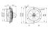 Axial-Wandventilator DZQ 50/4 B E Ex e