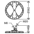 LED-Hallenleuchte 3420 L200B D