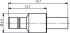 SMB-Kabelstecker cr/cr AU J01160A0401