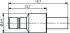 SMB-Kabelstecker cr/cr AU J01160A0471