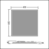 LED-Einbauleuchte M625 BETA3 3200 #96635081