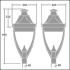 LED-Mastleuchte LEGEND LED #96633501