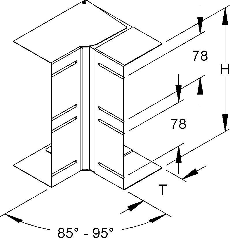 GK-Inneneck 90Gr. DKIV 220-78T80 W