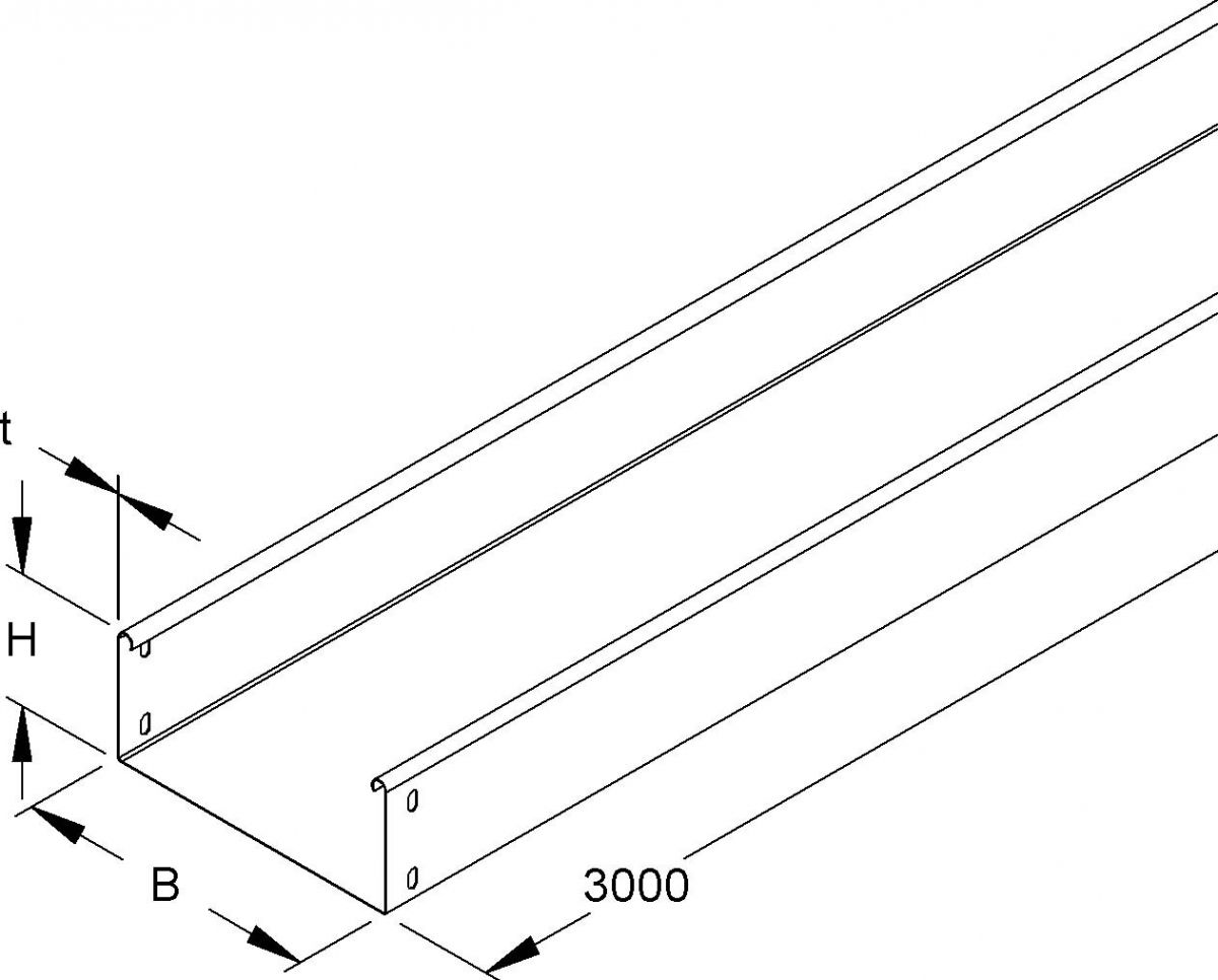 Kabelrinne RLU 85.100 F OV