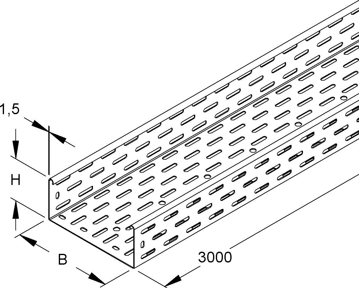 Kabelrinne RS 85.600 F OV