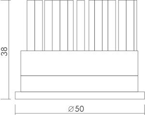 LED Modul D50 mit Linse 8053211903