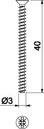 Geräteschraube ZA 40-GS-S