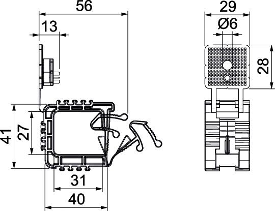 Grip-Sammelhalterung 2031 F 10