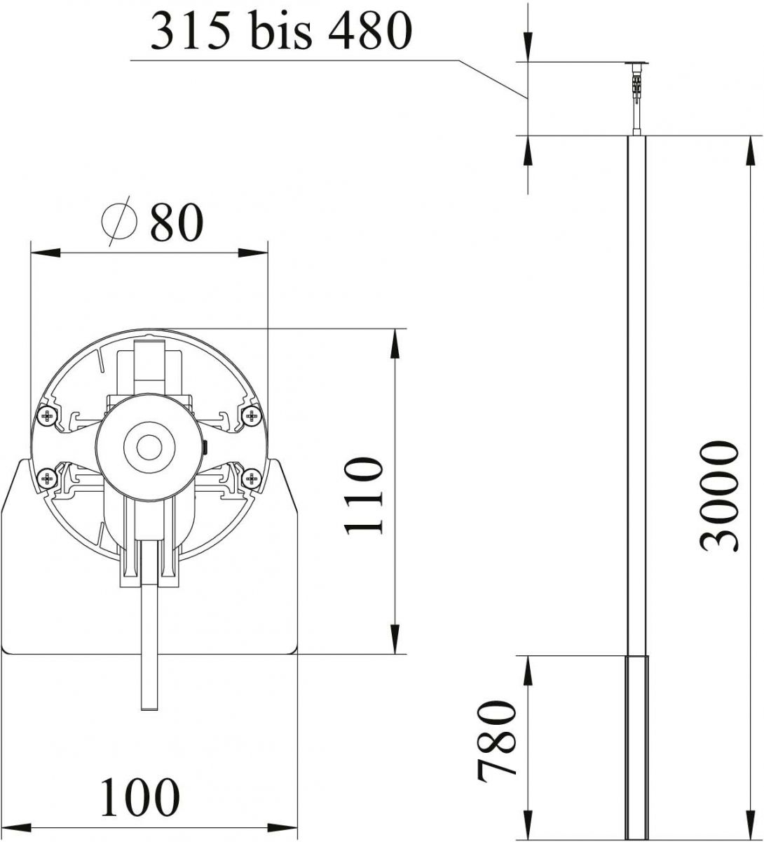 Installationssäule ISS110100REL