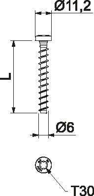 Rundkopfanker MMS+ P 6x40