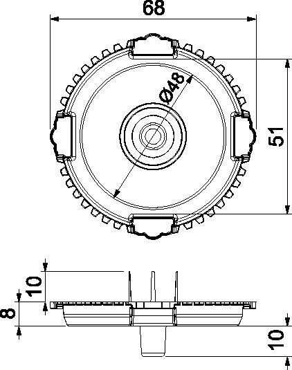 Signaldeckel UP ZU 60-SD