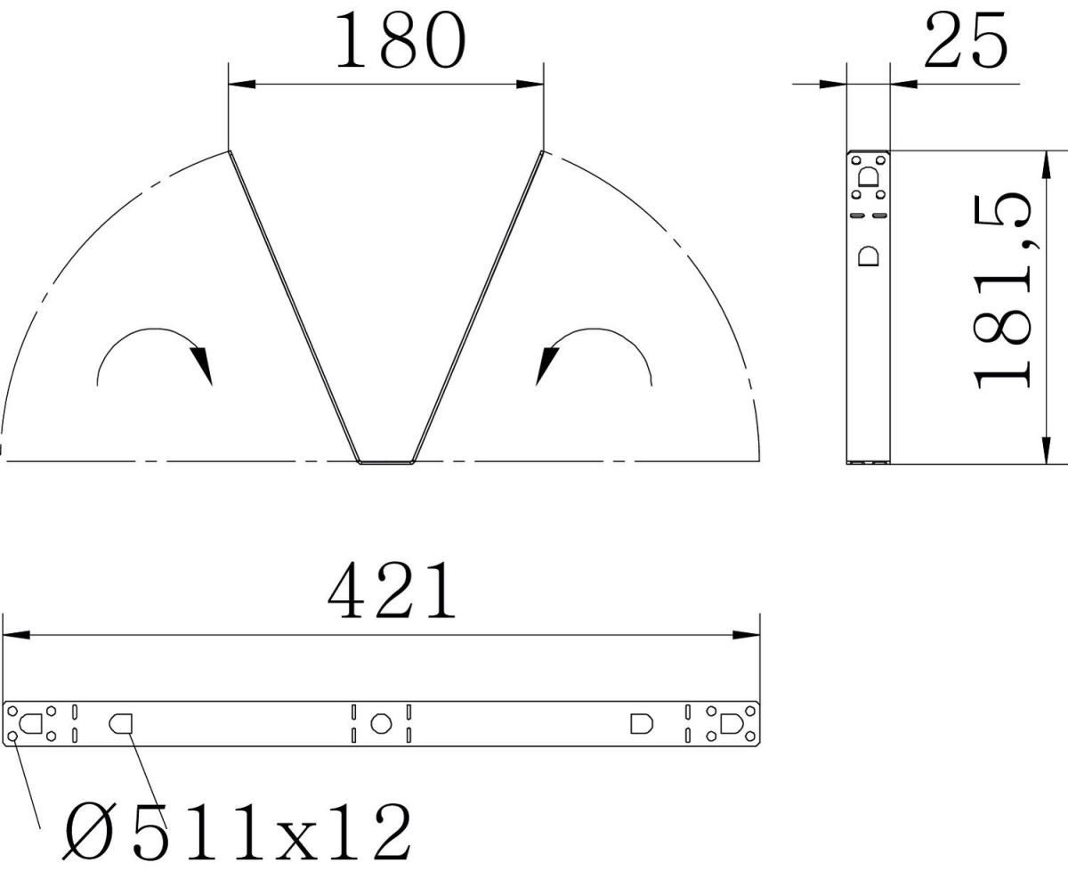 Trapezbefestigung TPB 180 FS