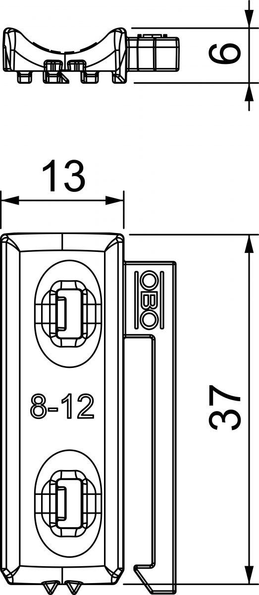 Universal-Gegenwanne 2058UW 12 LGR