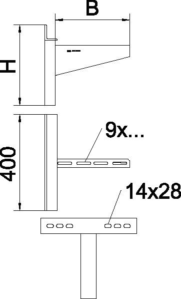 Wandausleger AWSS 41 A4