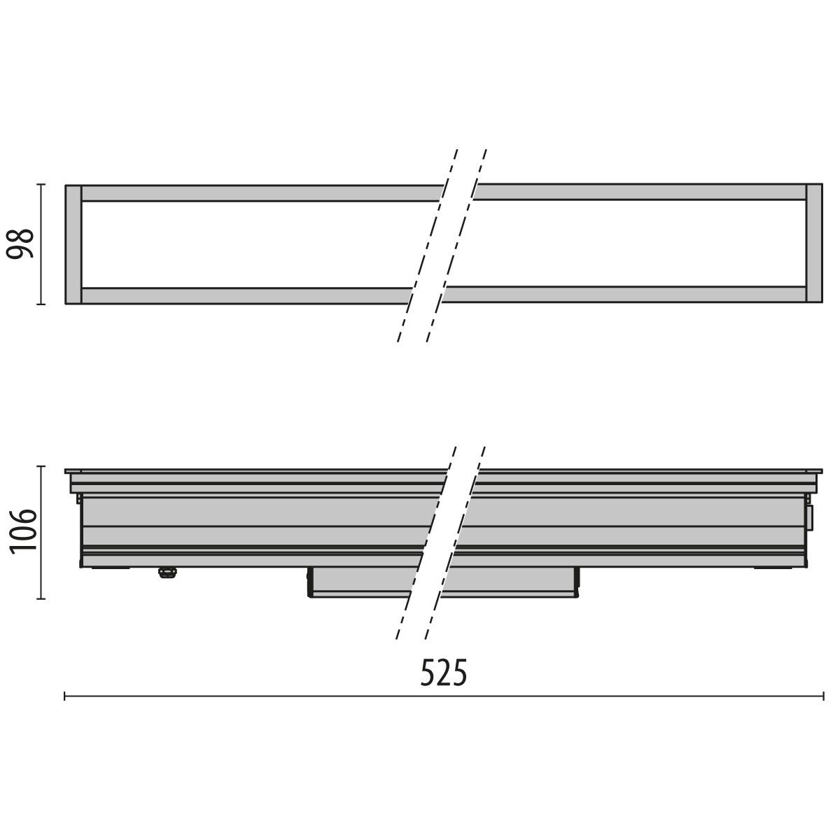 LED-Anbauleuchte linear 3107554