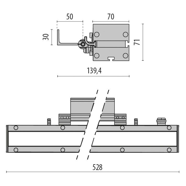 LED-Anbauleuchte linear 3109271