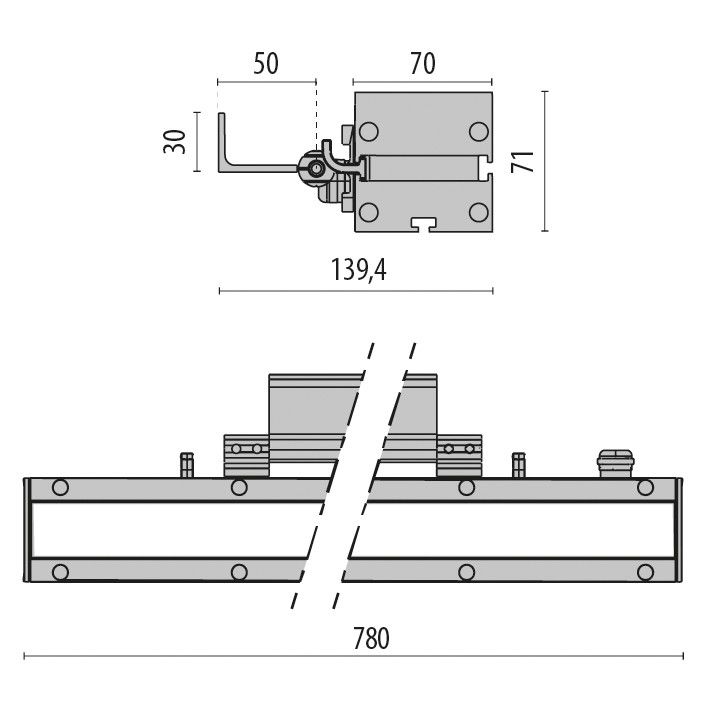 LED-Anbauleuchte linear 3109279