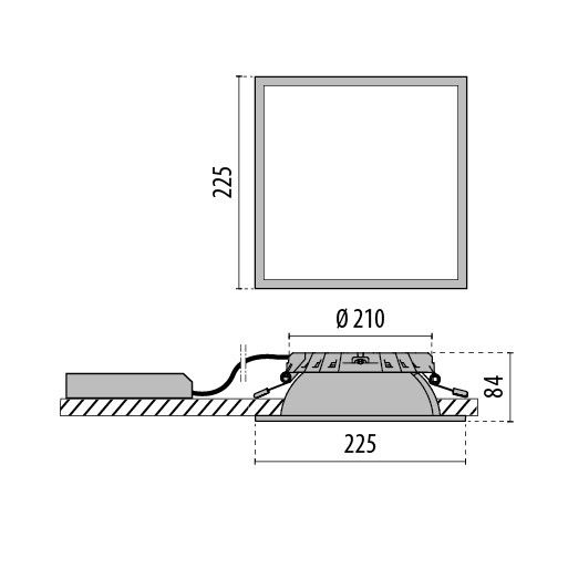 LED-Downlight 3108994