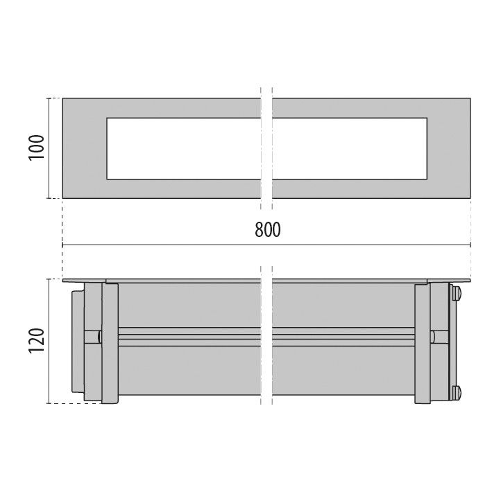 LED-Einbauleuchte linear 3109357