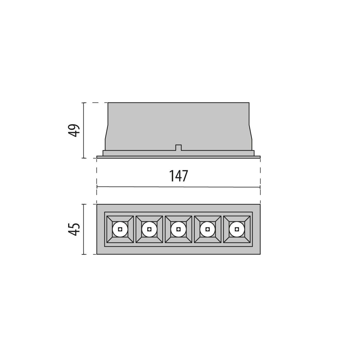 LED-Einbaustrahler 3101556