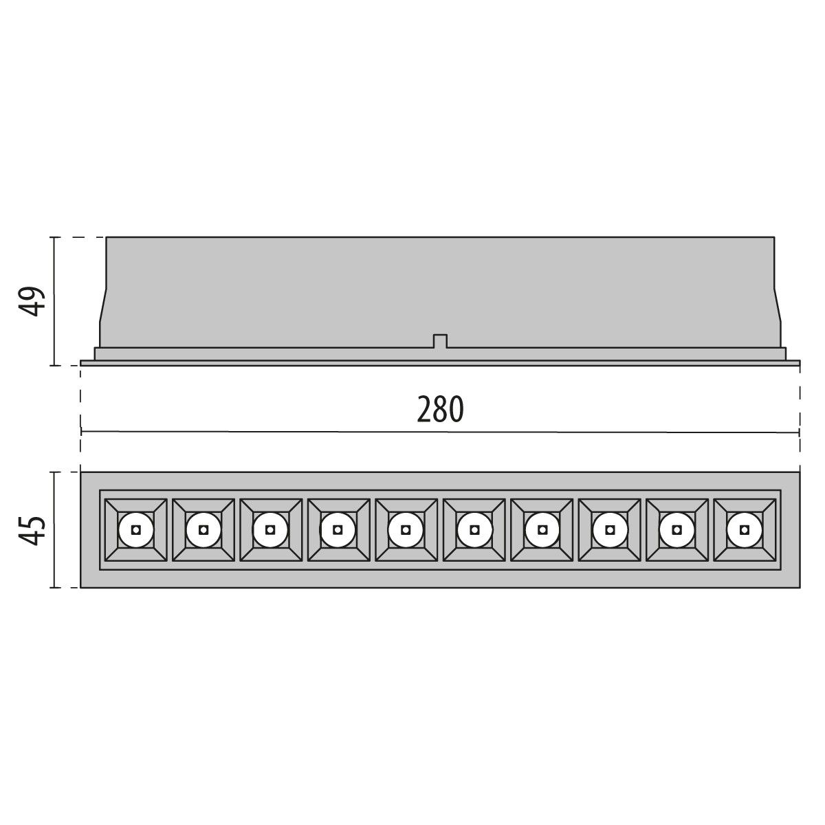 LED-Einbaustrahler 3101558