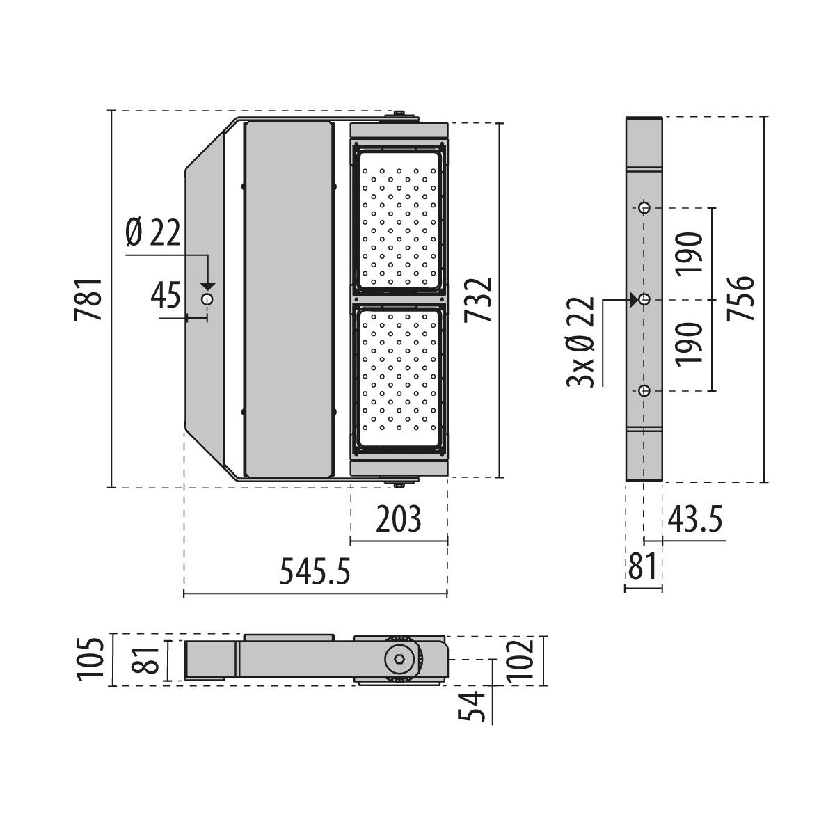 LED-Flutlichtstrahler 3113313