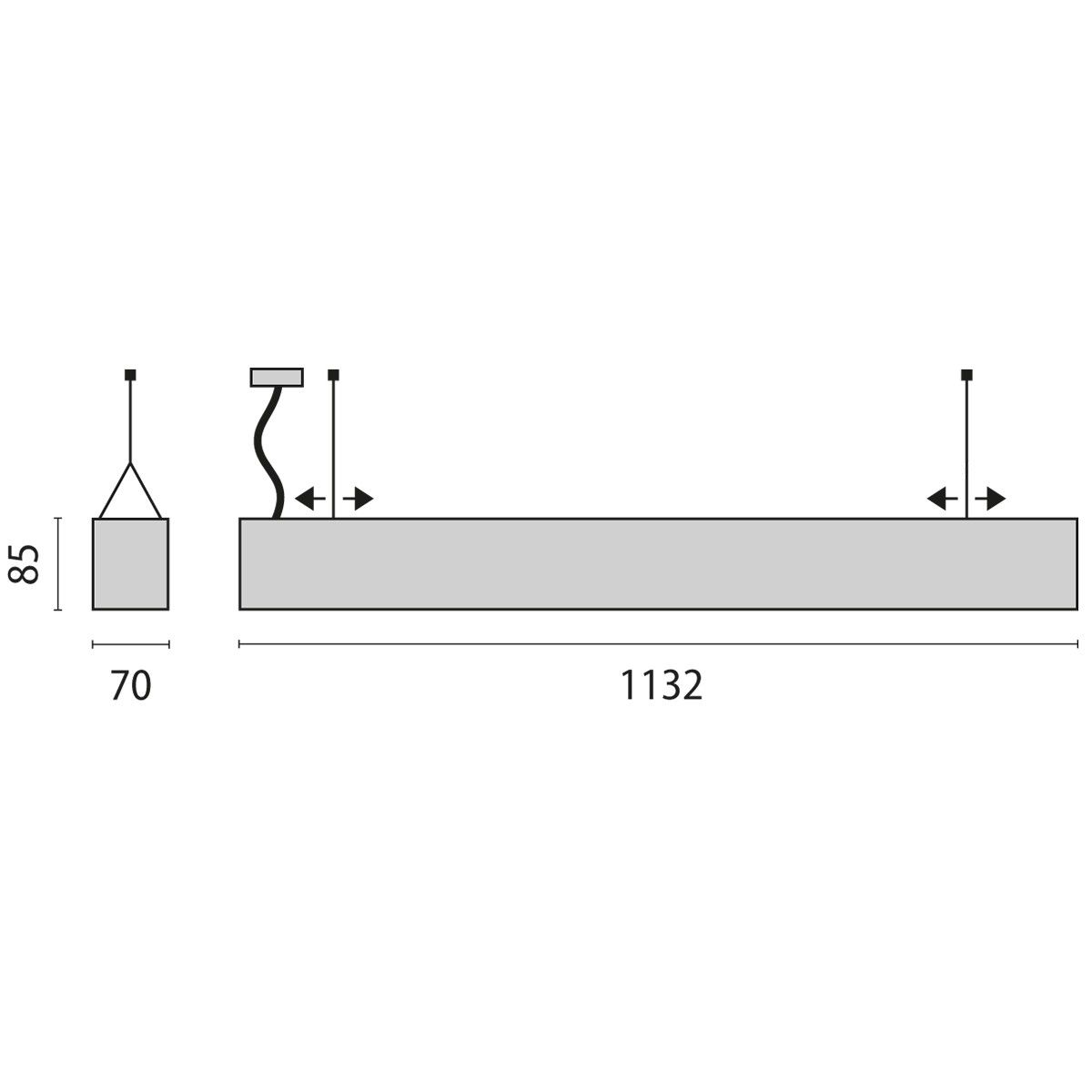 LED-Pendelleuchte 3109605