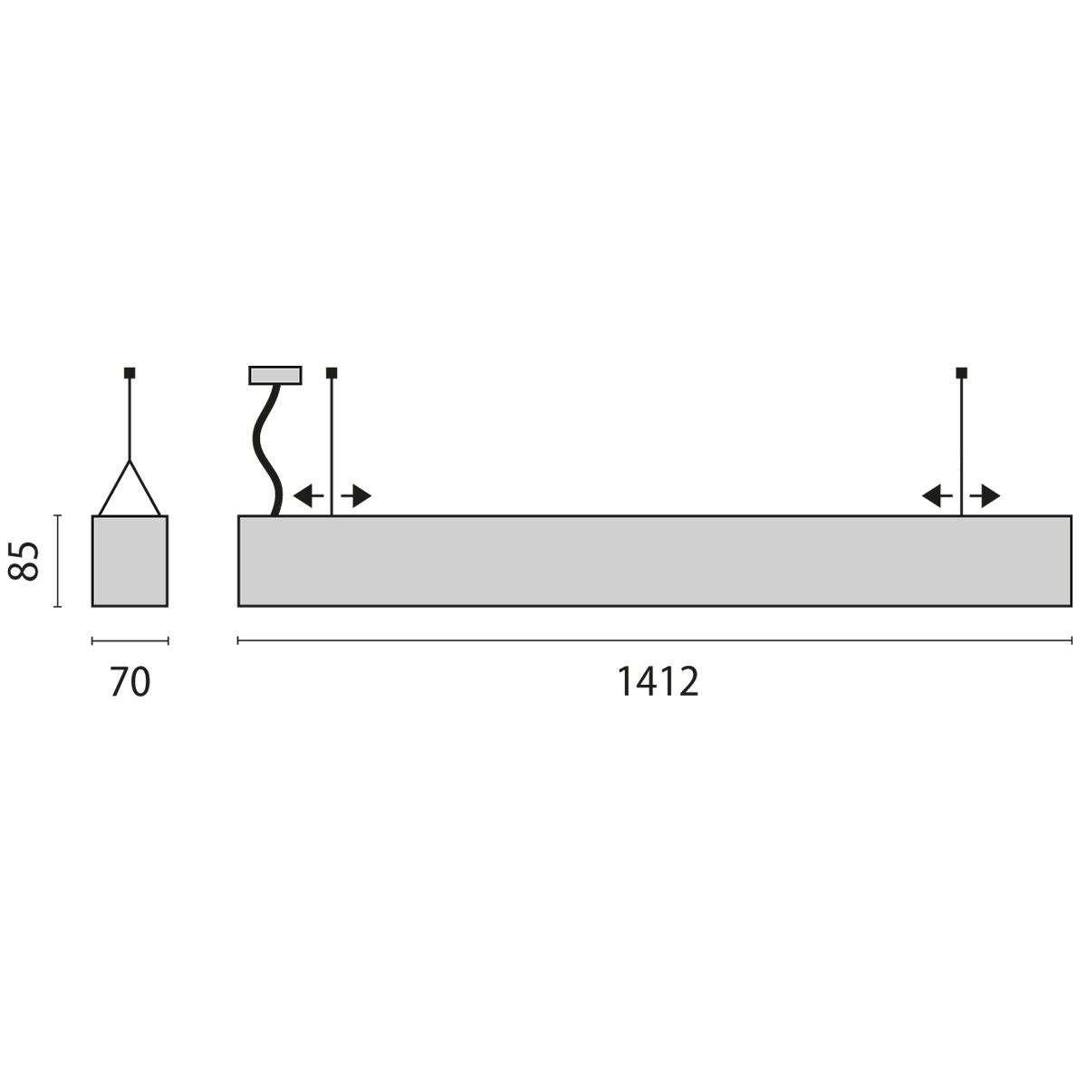 LED-Pendelleuchte 3109607