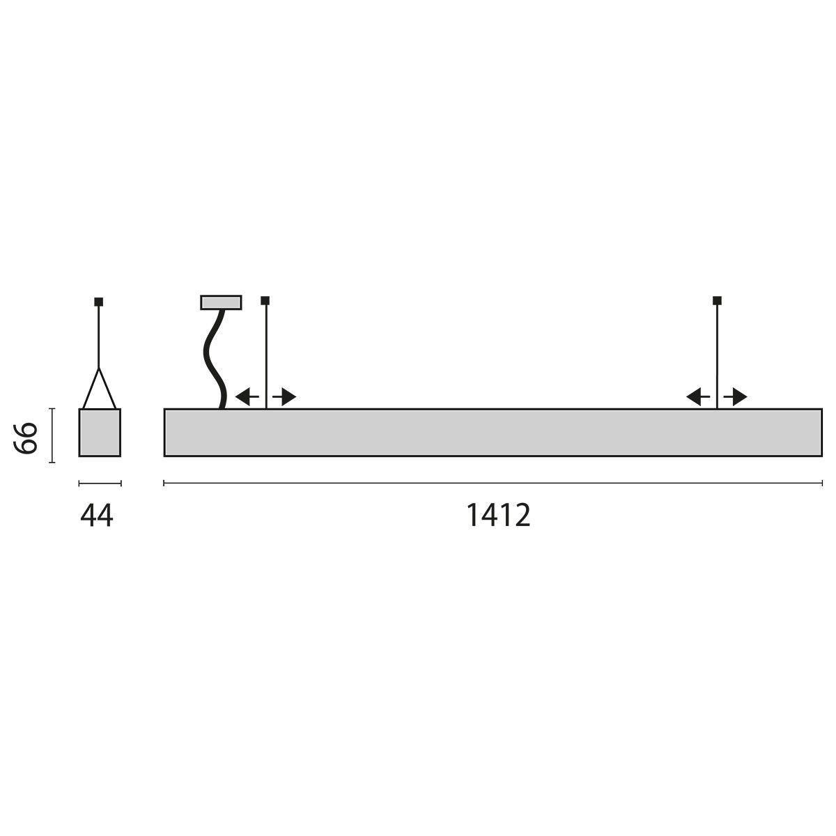 LED-Pendelleuchte 3115643