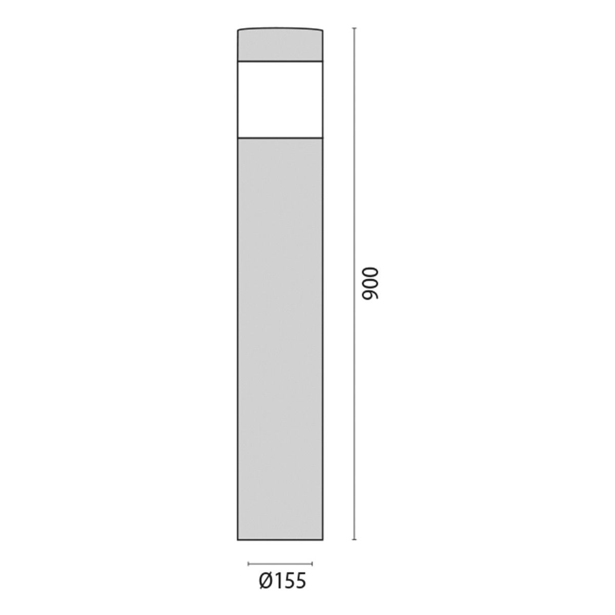 LED-Pollerleuchte 06062704