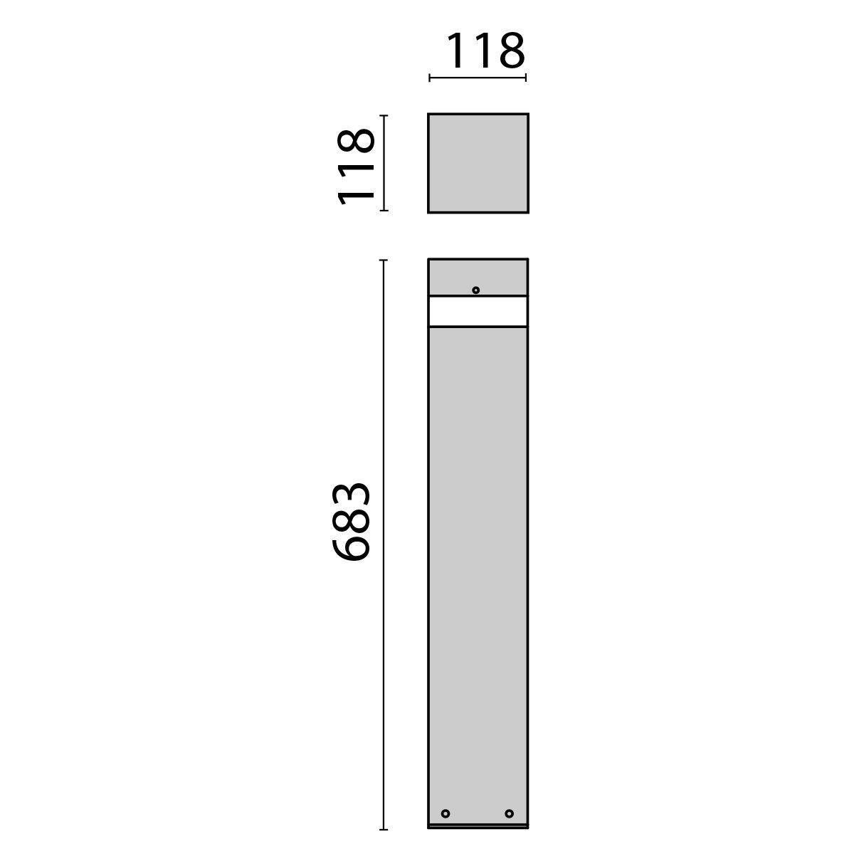 LED-Pollerleuchte 306669