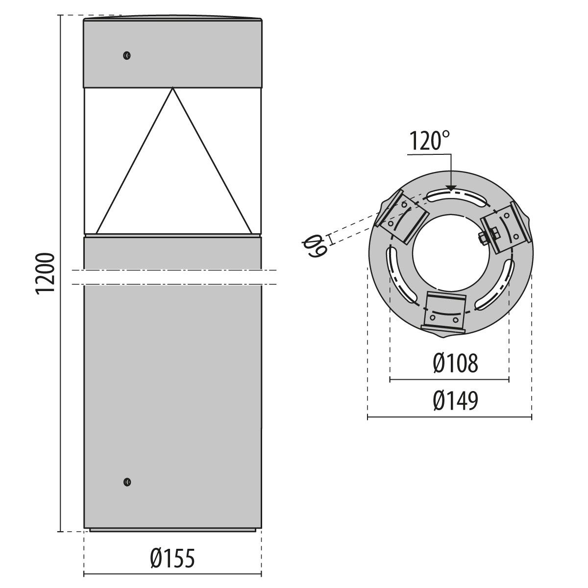 LED-Pollerleuchte 3113983